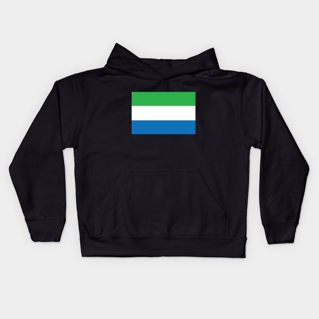 Sierra Leone Kids Hoodie by Wickedcartoons